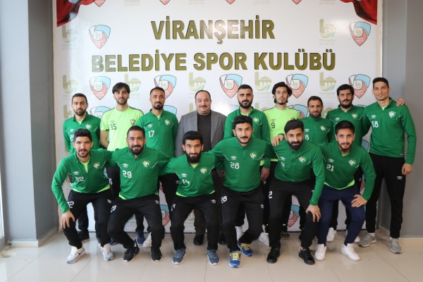 EKİNCİ’DEN VİRANŞEHİR BELEDİYESPOR’A MORAL ZİYARETİ