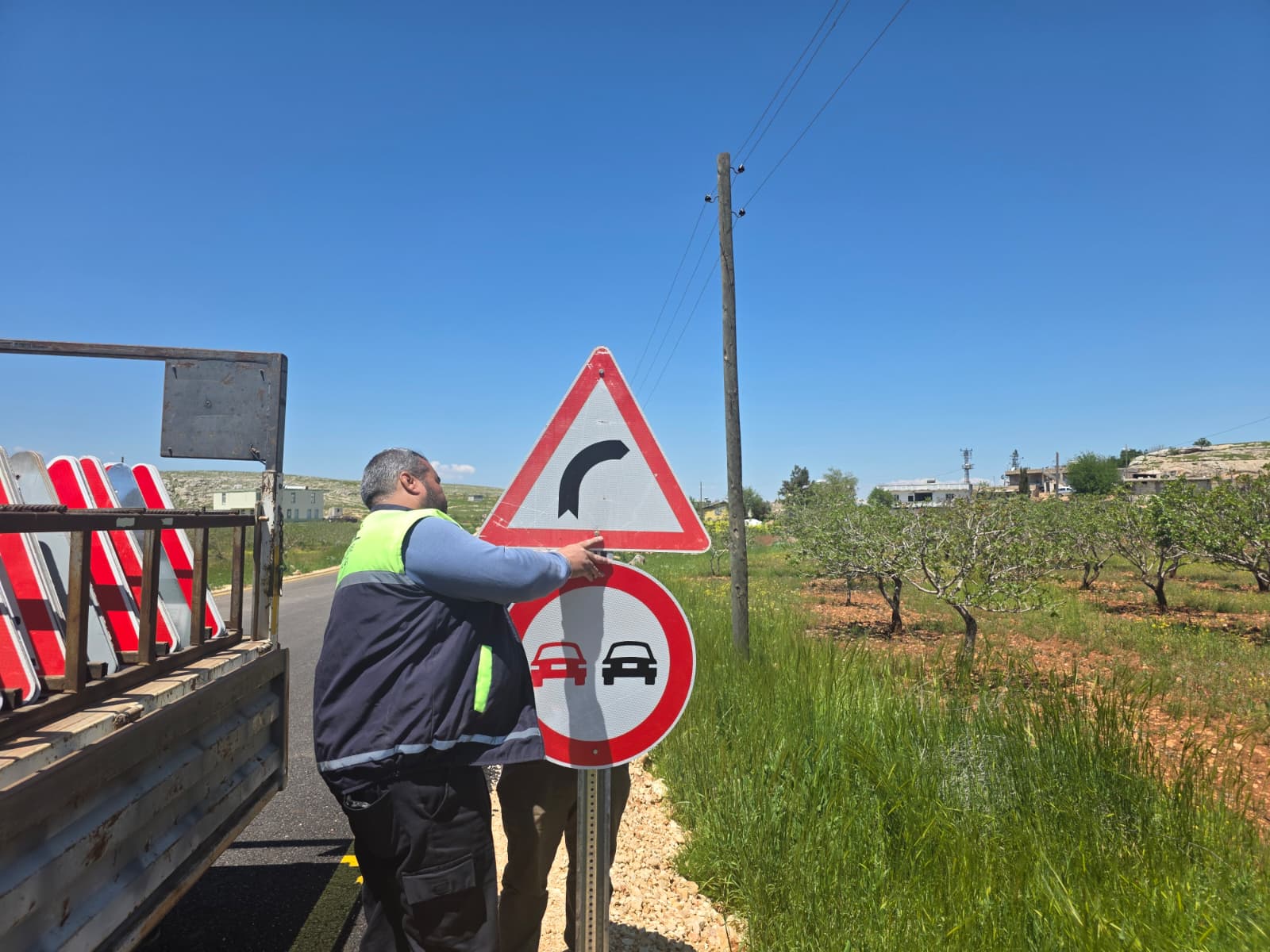 ŞANLIURFA KIRSALINDA ULAŞIM GÜVENLİĞİ ARTIYOR